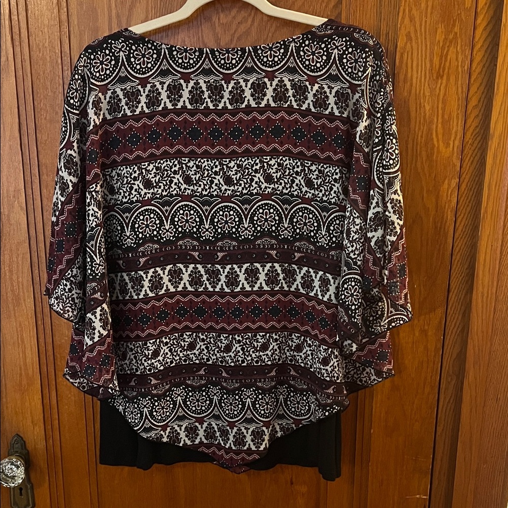 AB Studio Patterned Blouse - Picture 2 of 5